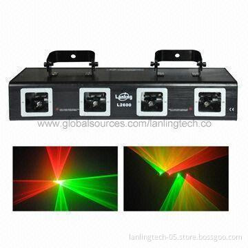 4-head Red/Green Stage Laser/Disco Club Light with Beautiful Aluminum Housing